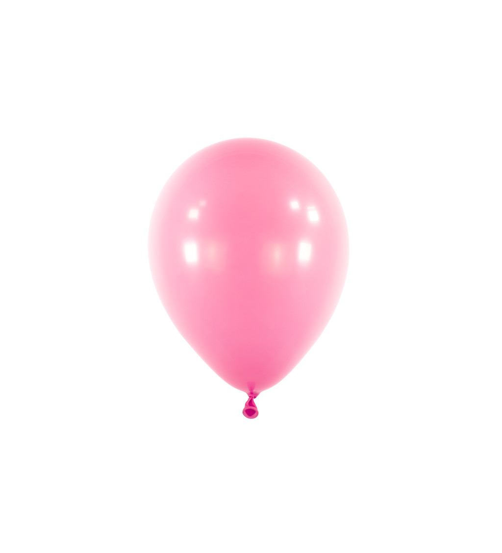 Růžový balón (latex)