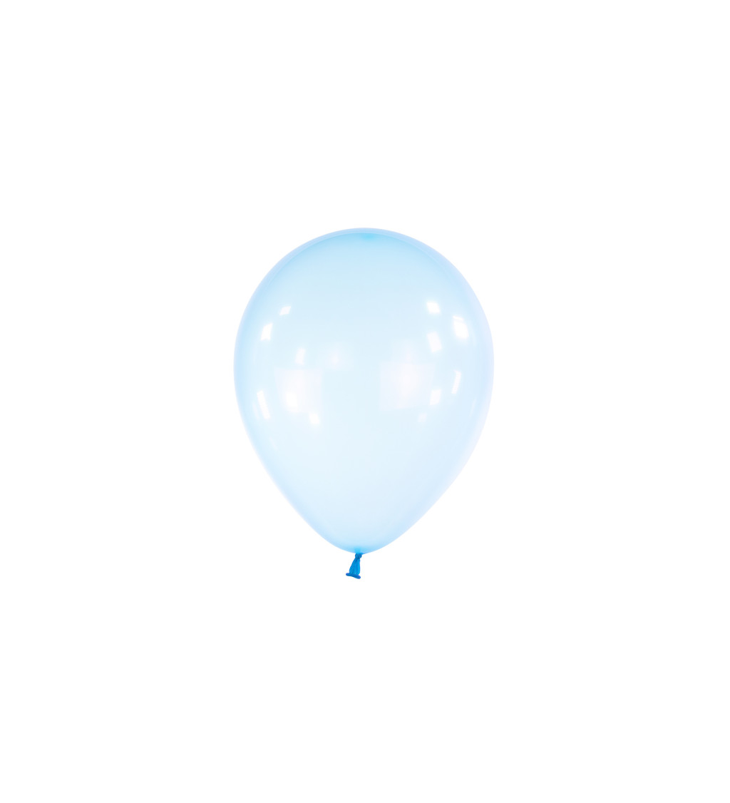 Světle modré balónky