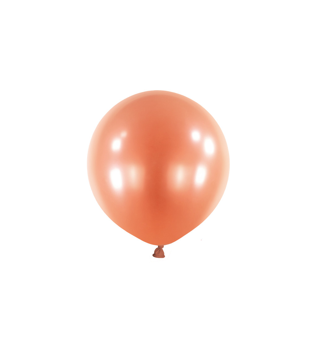 Oranžové perleťové balónky