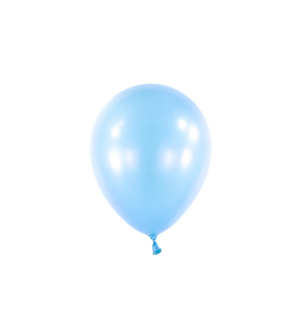 Balónek v pastelově modré barvě