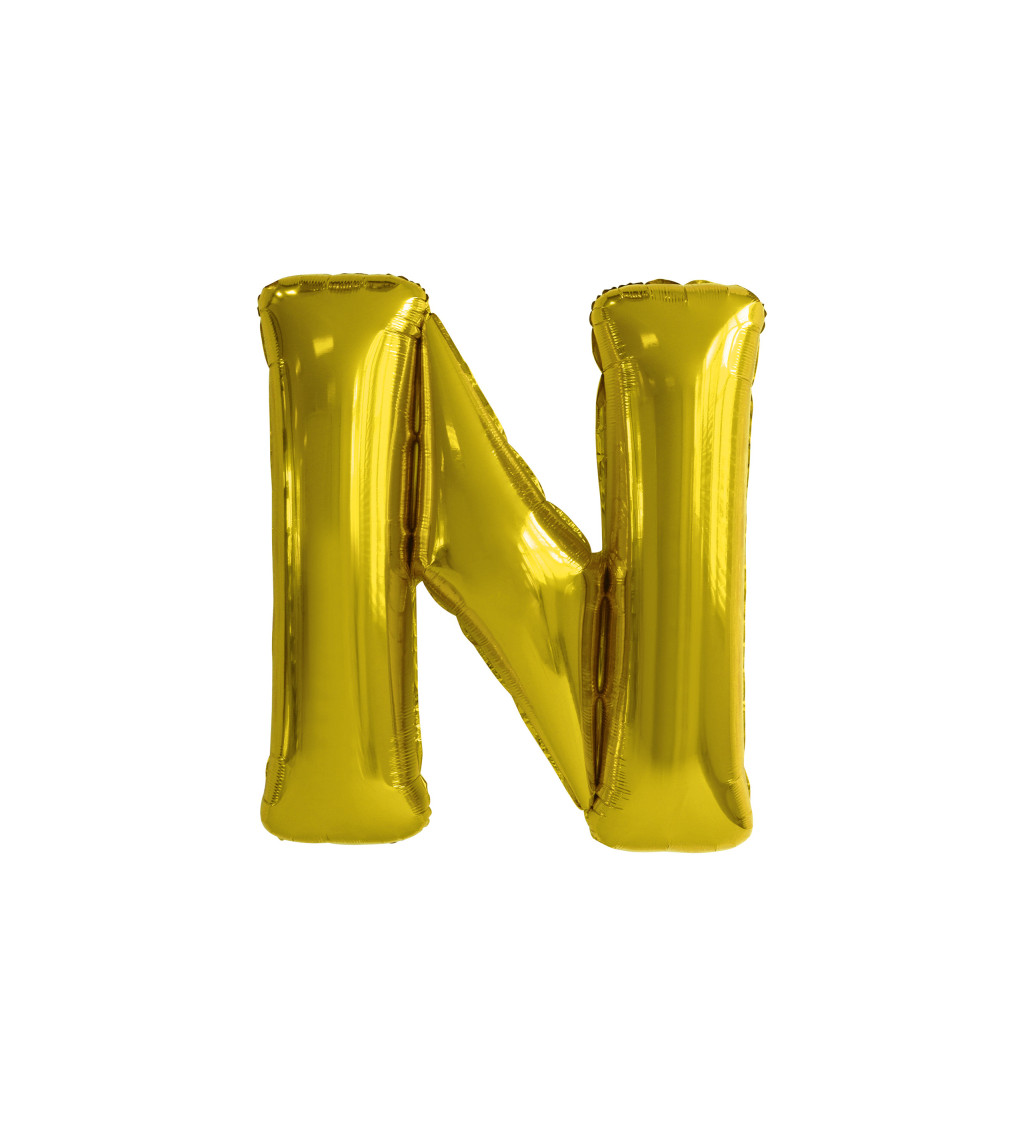 Fóliové zlaté písmeno N