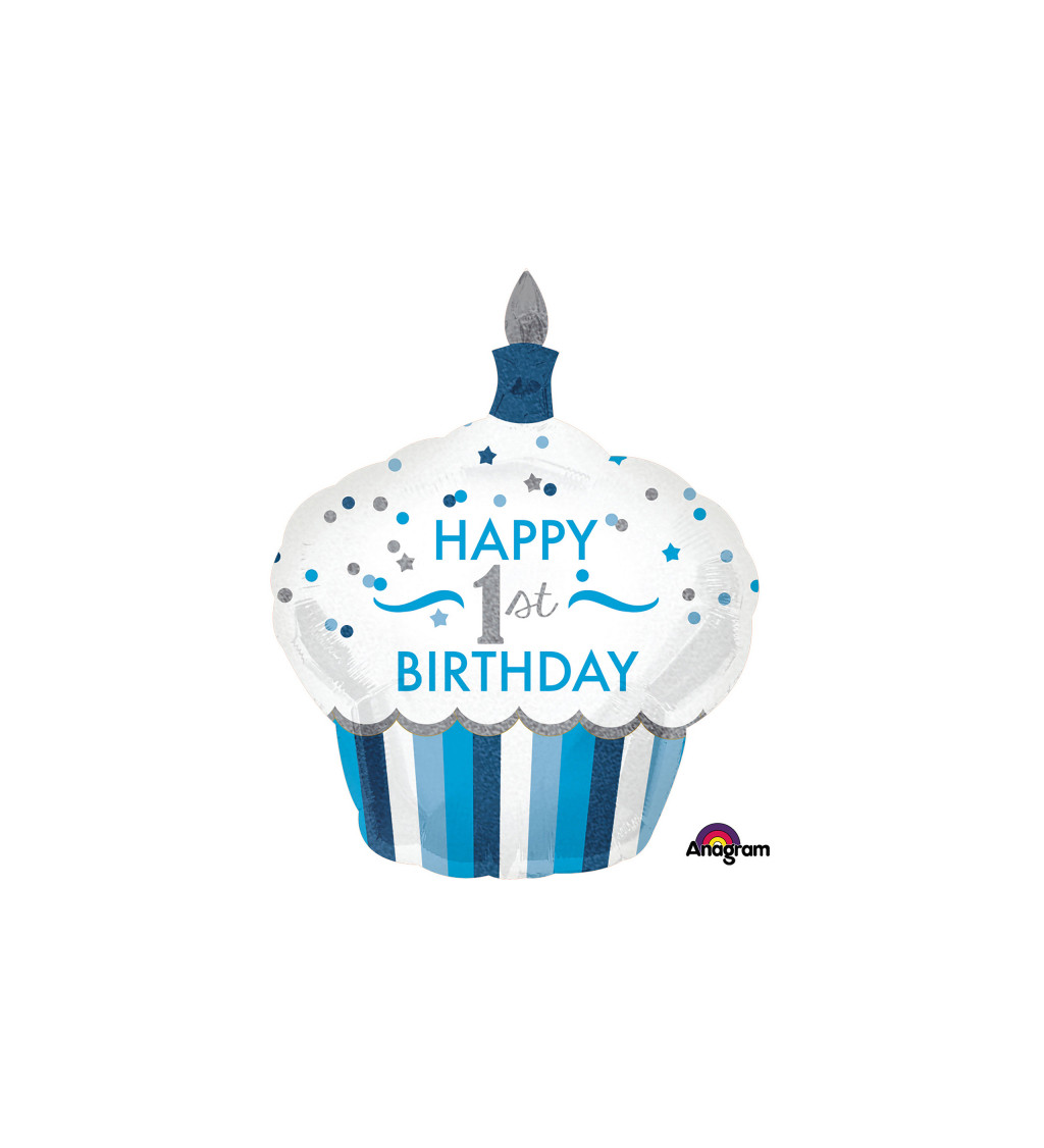 Balonek pro 1. narozeniny - velký fóliový