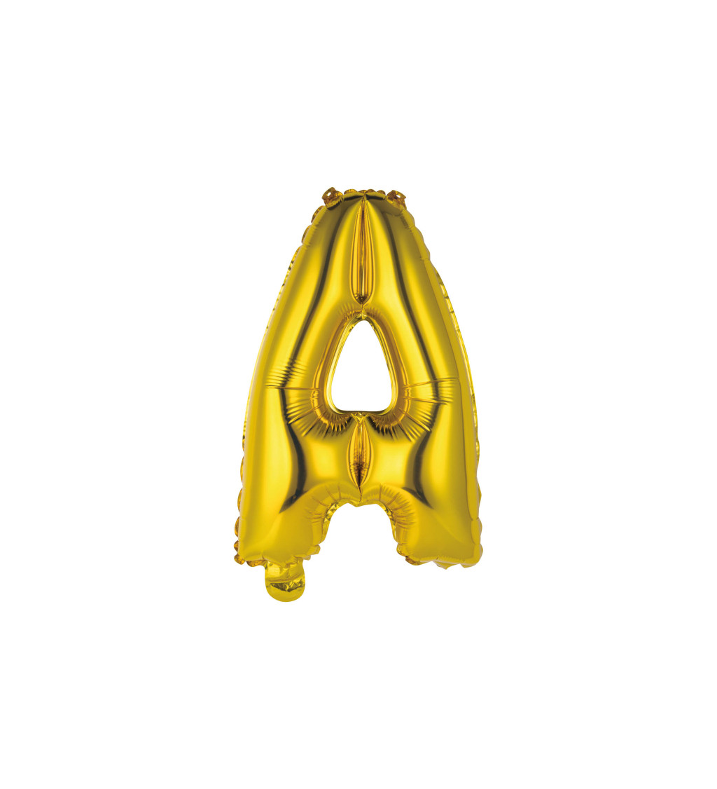 A - Fóliový zlatý balónek
