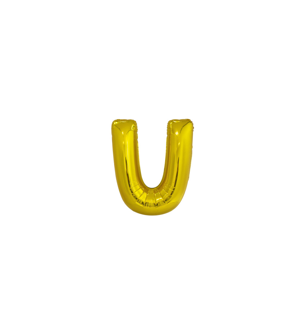 Fóliové zlaté písmeno U