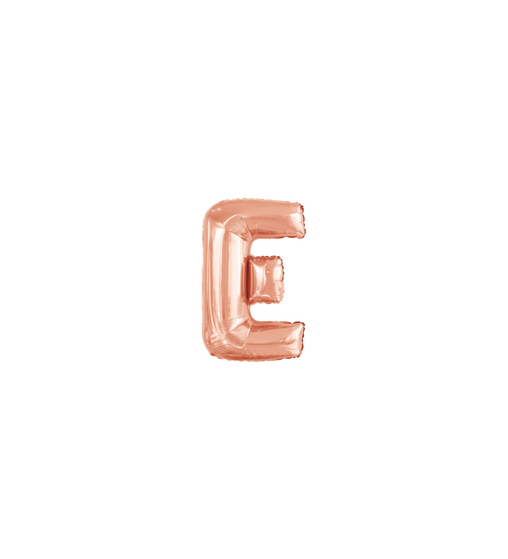 Písmeno "E" - rosegold
