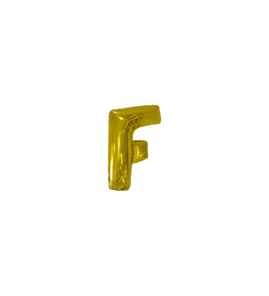 Fóliové zlaté písmeno F