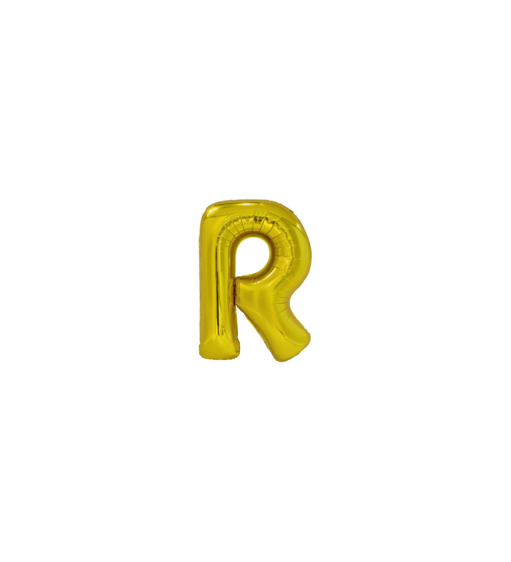 Zlatý balón písmeno R