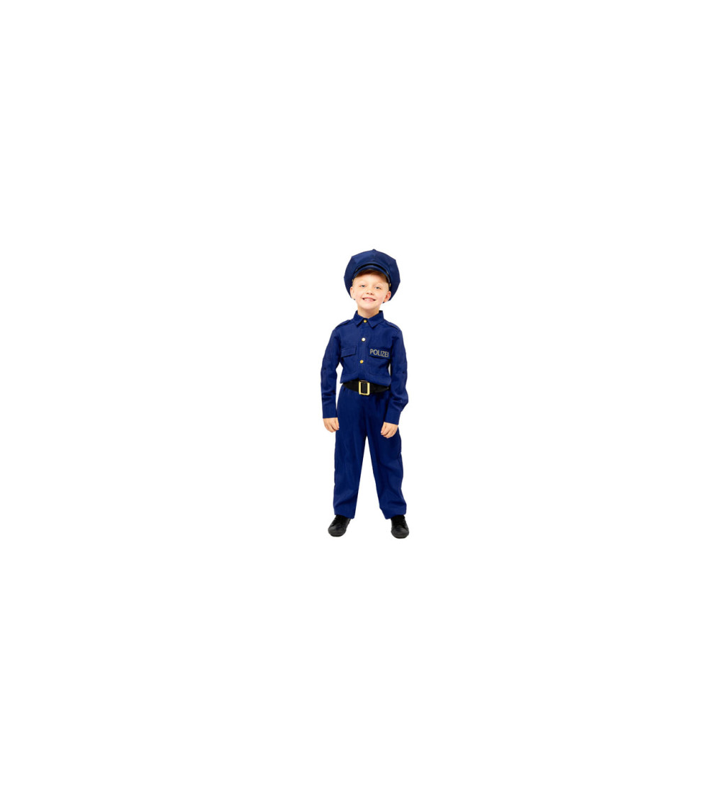Dětský kostým modrý policajt