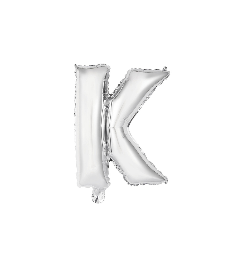 Balónek stříbrný K