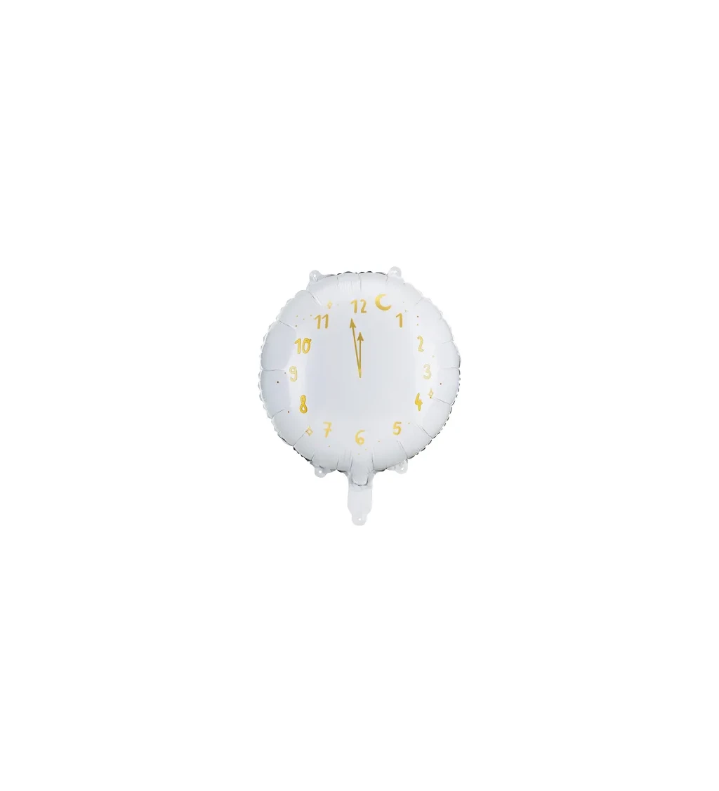 Balónek hodiny - novoroční