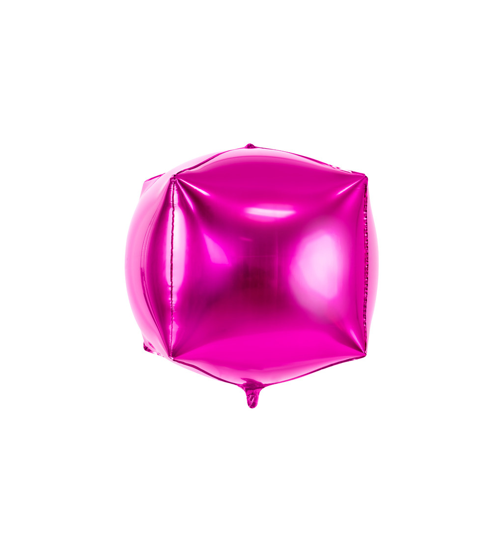Čtvercový fóliový balón - růžový
