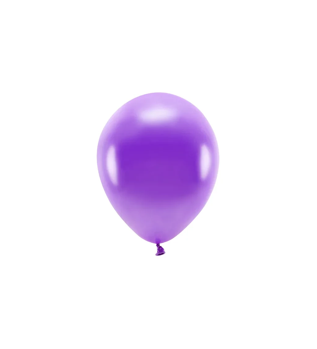 Fialové metalické balónky - ECO