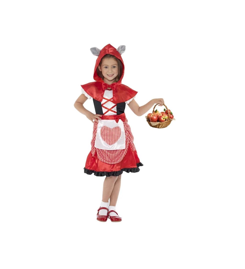 Dětský kostým pro dívky - Červená Karkulka
