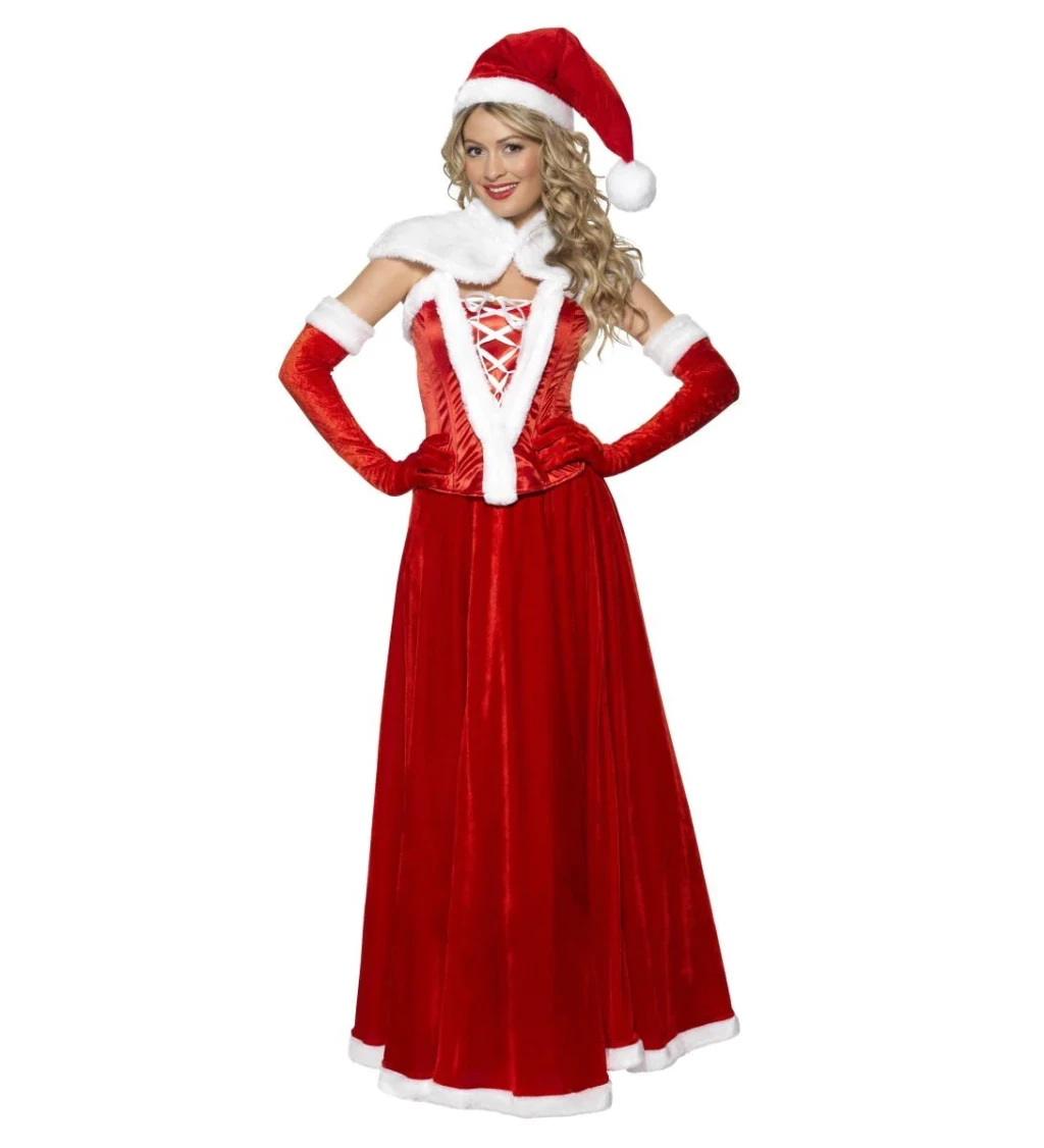 Kostým pro ženy - Miss Santa superdeluxe