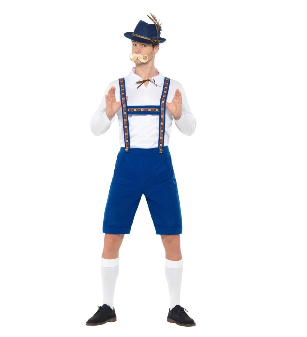 Oktoberfest - pánský modrý kostým