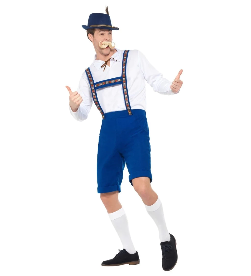 Oktoberfest - pánský modrý kostým