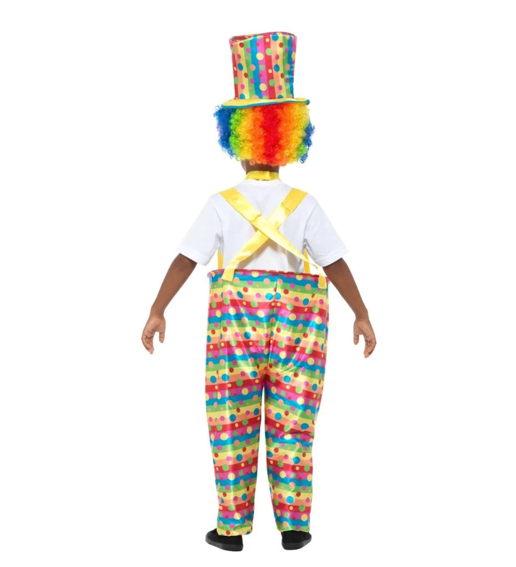 Kostým veselý klaun s obručí - Dětský