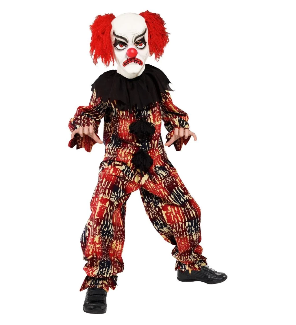 Dětský kostým pro chlapce - Strašidelný klaun