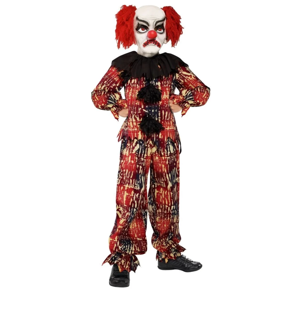 Dětský kostým pro chlapce - Strašidelný klaun