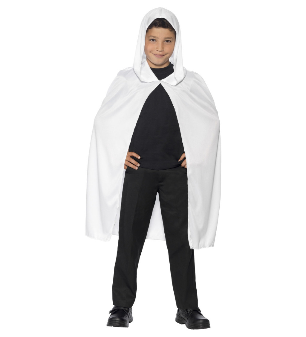 Bílý plášť s kapucí - Dětský