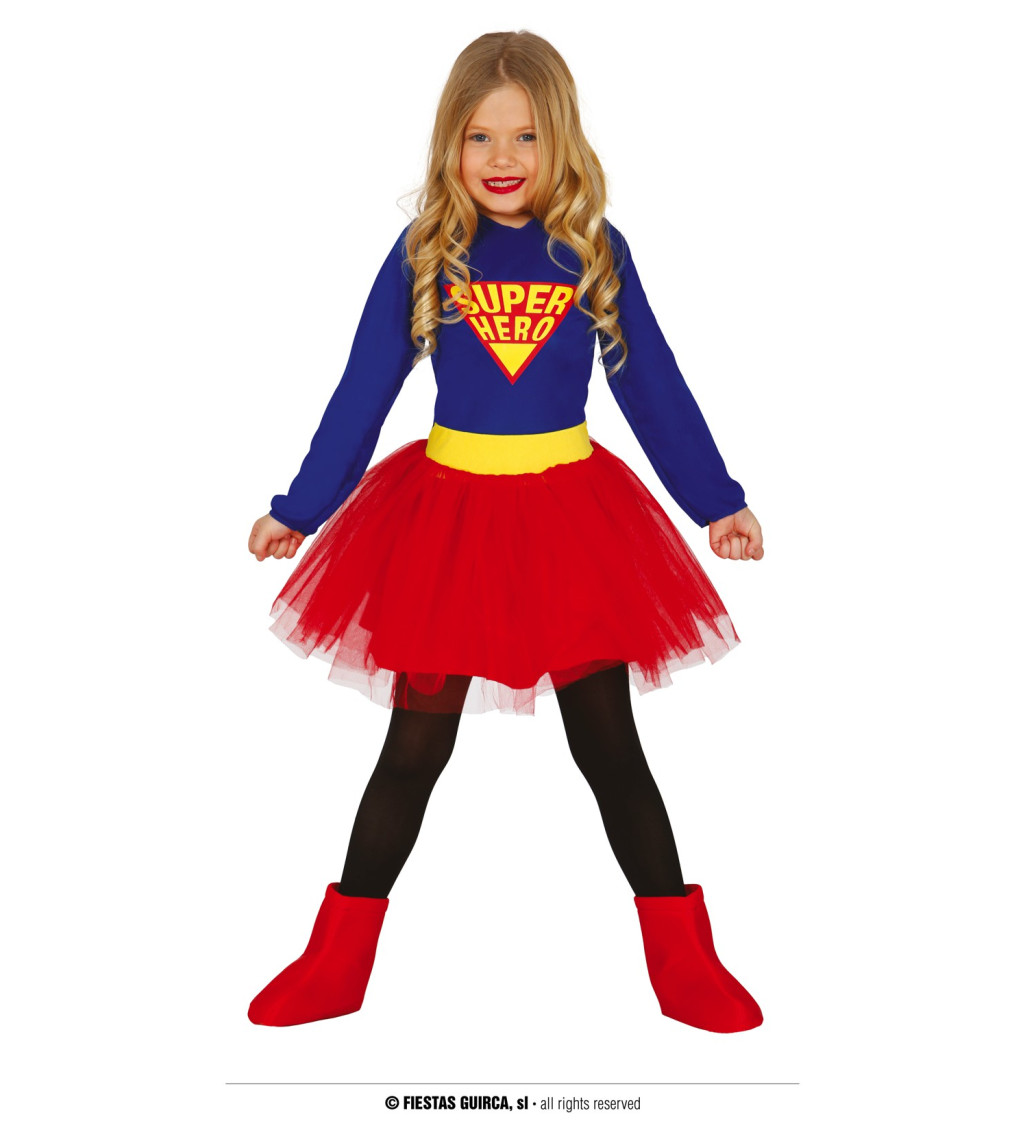 Dětský kostým - Super hrdinka