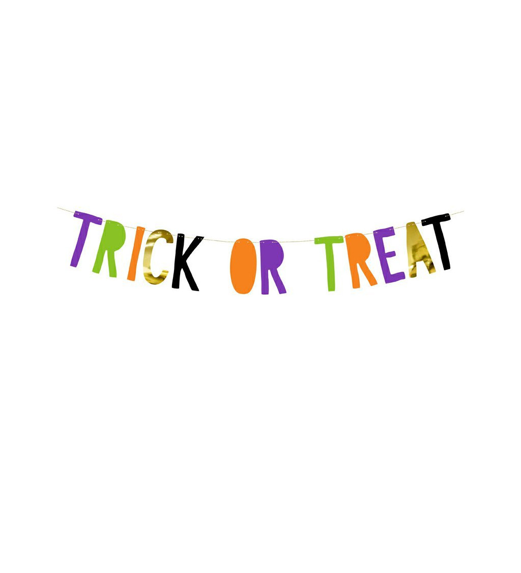 Trick or treat banner