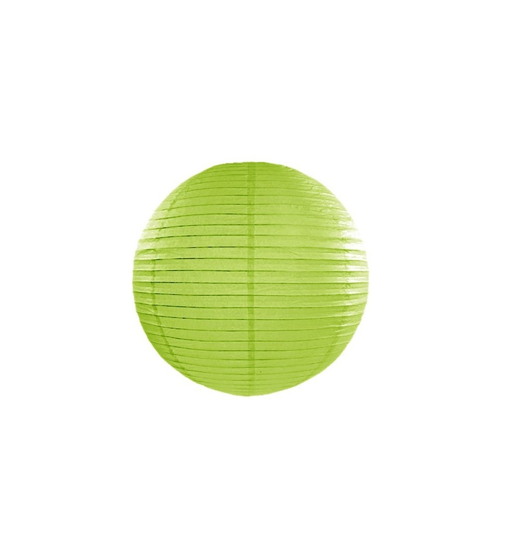 Limetkový zelený lampión