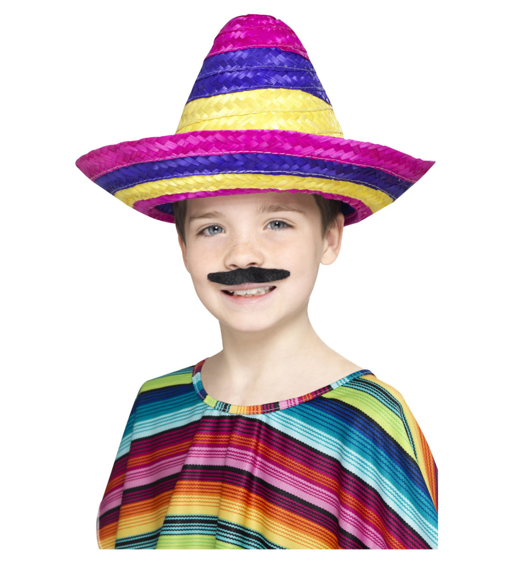 Dětské barevné sombrero