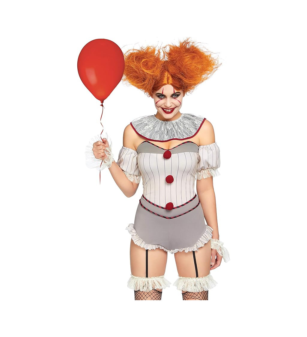 Hororový klaun dámský kostým
