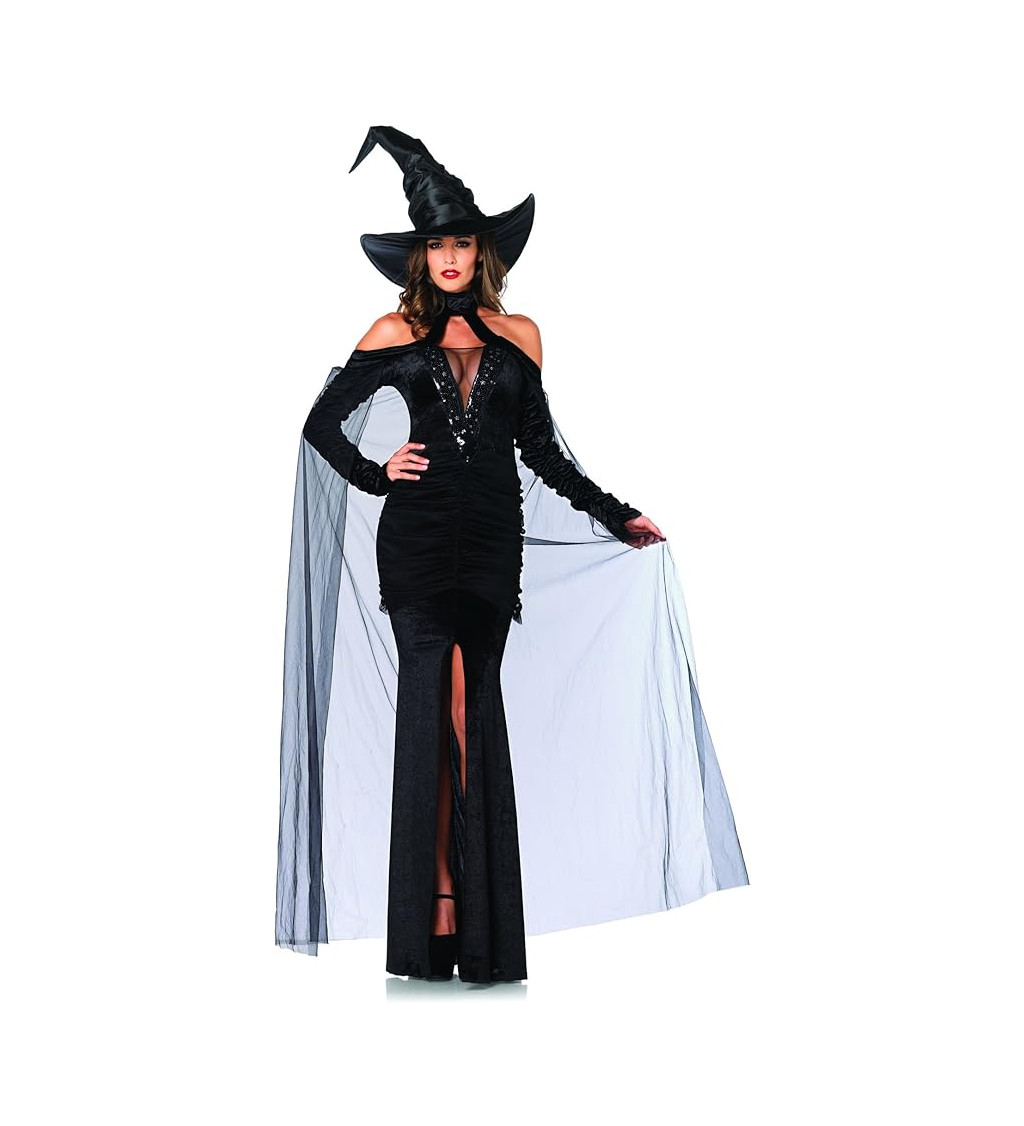 Luxusní čarodějka dámský kostým