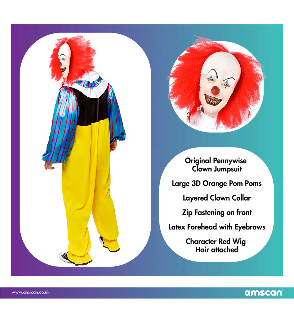 Pánský kostým - TO klaun
