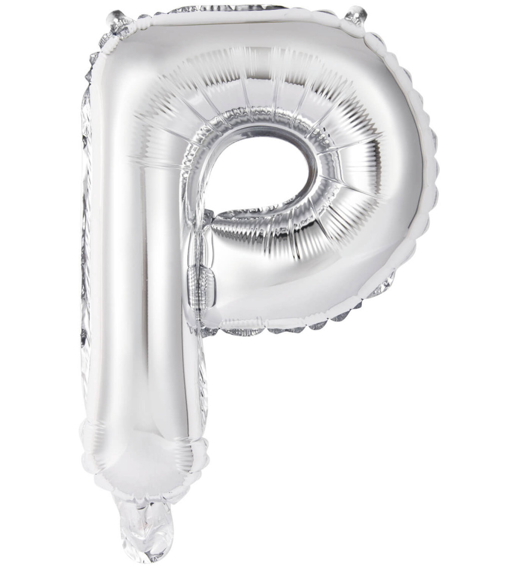Mini stříbrný balónek P