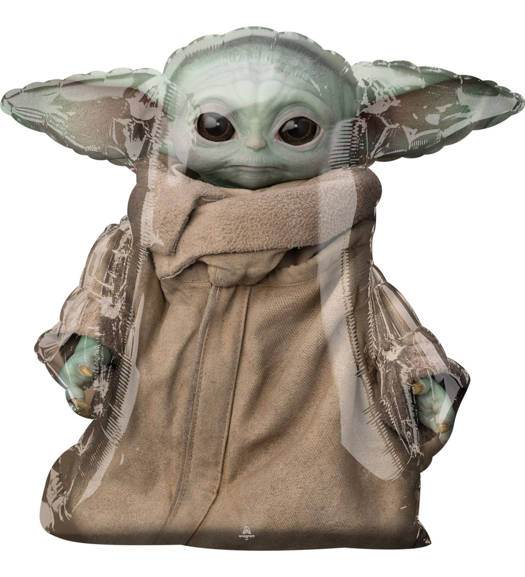 Star Wars Yoda balónek fóliový