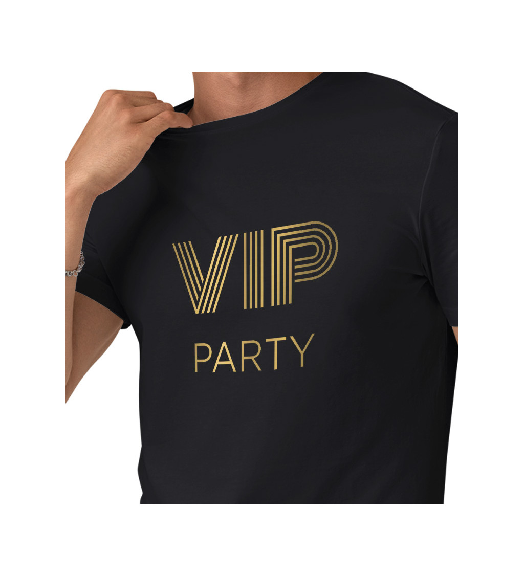 Pánské tričko černé VIP party