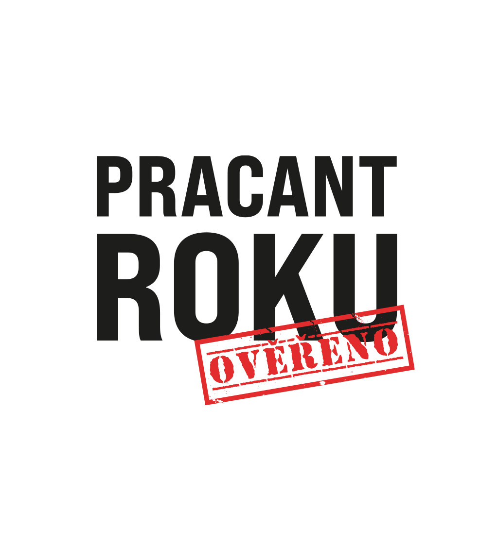 Pánské tričko bílé Pracant roku