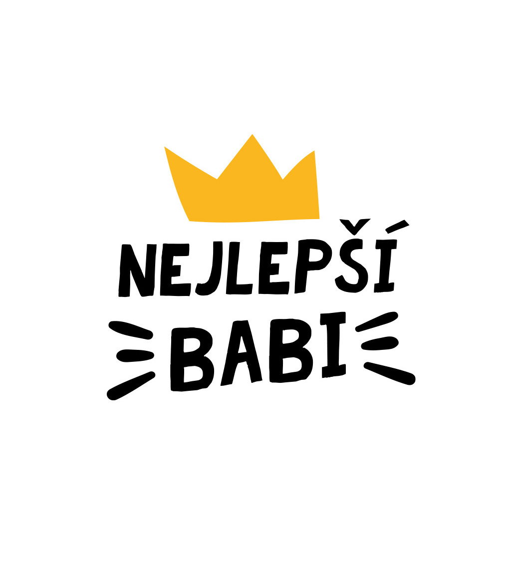 Dámské tričko bílé Nejlepší babi