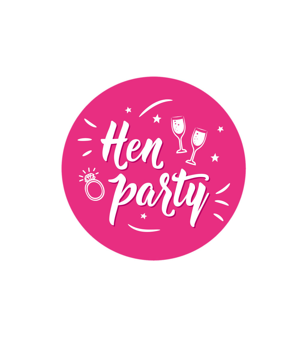 Dámské tričko bílé Hen party