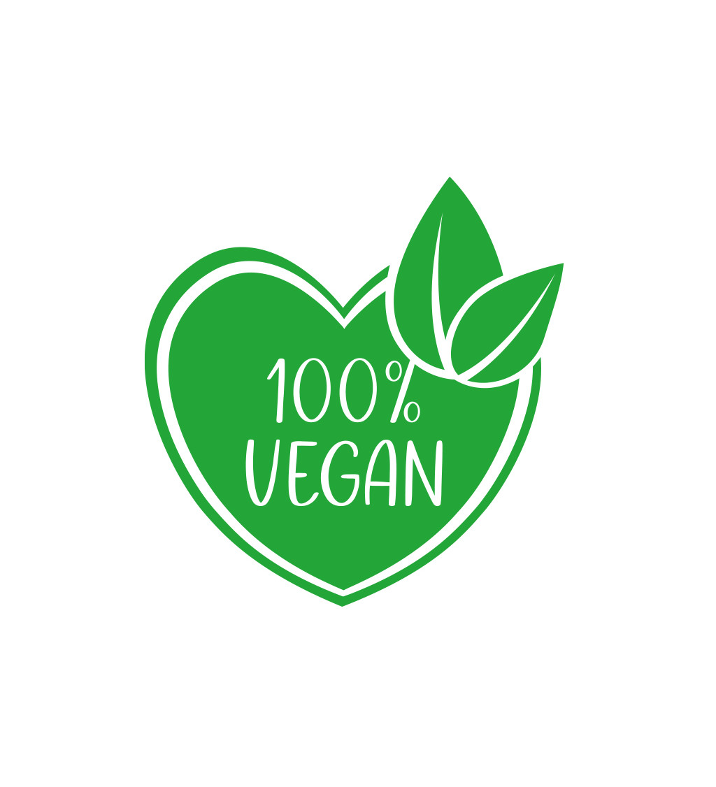 Pánské tričko bílé 100% vegan