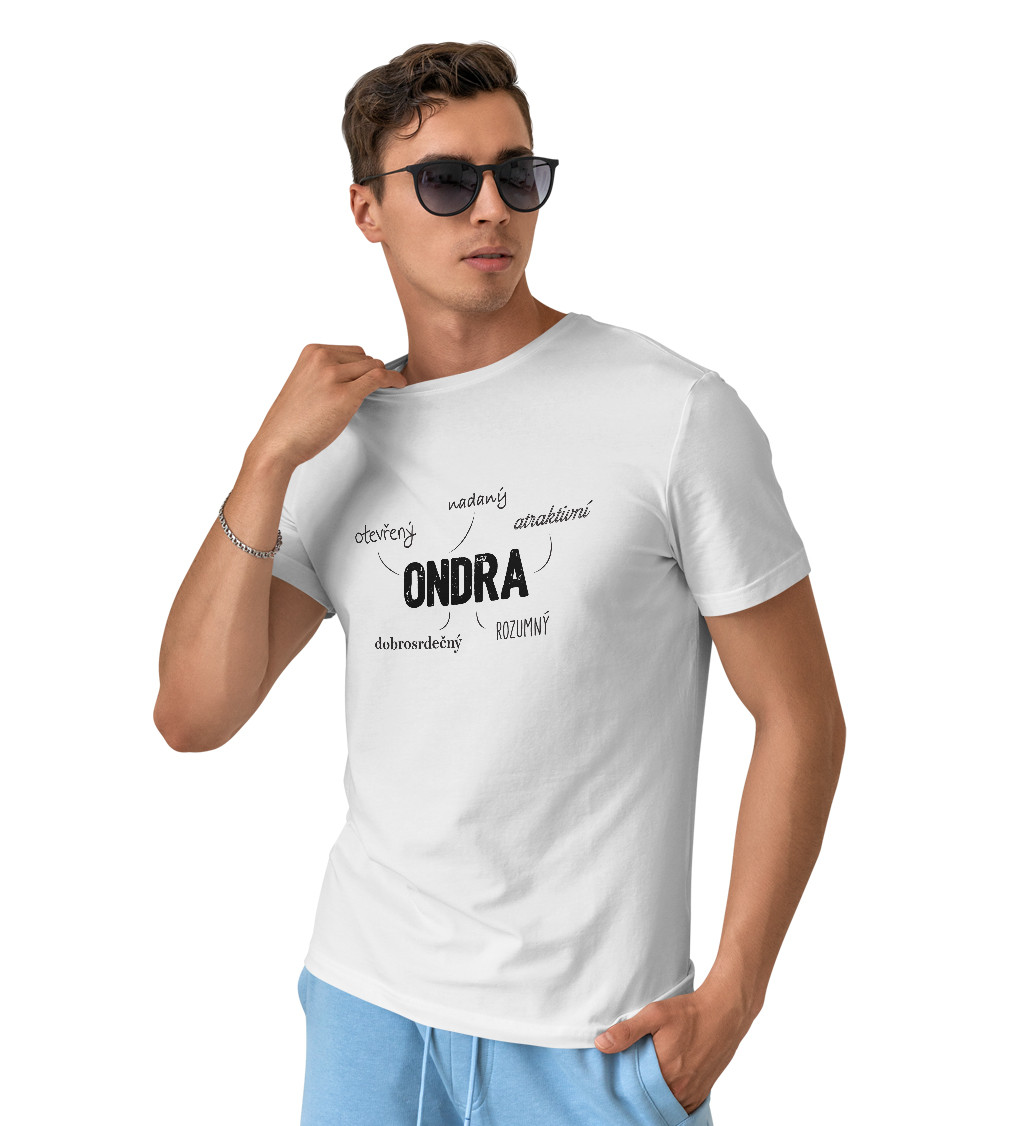 Pánské tričko bílé Ondra