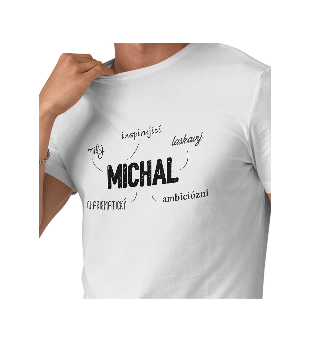Pánské tričko bílé Michal