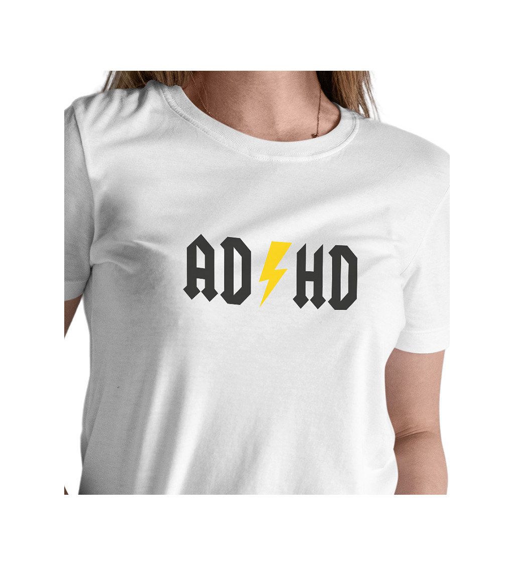 Dámské tričko bílé ADHD