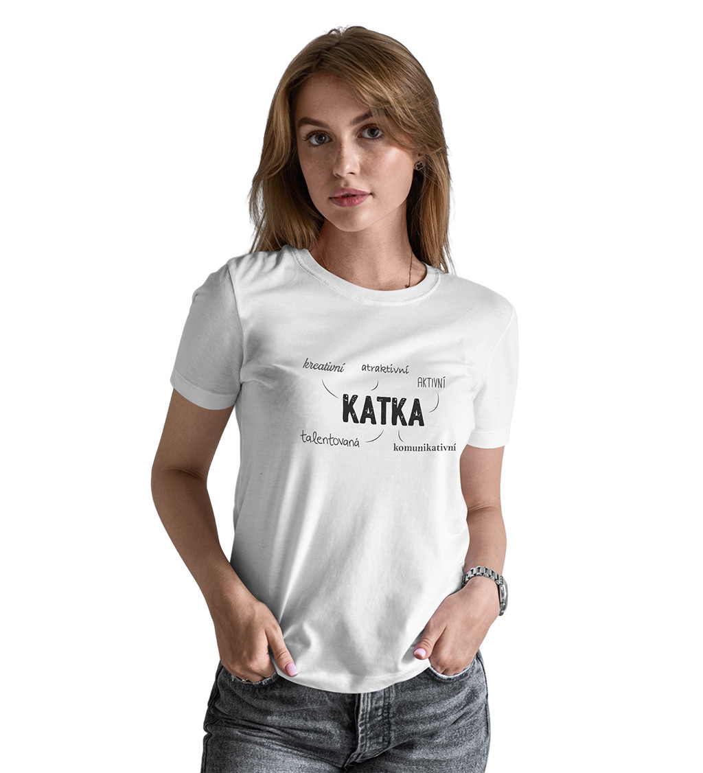 Dámské tričko bílé Katka