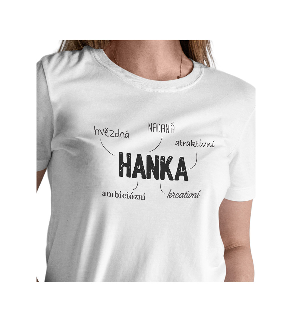 Dámské tričko bílé Hanka