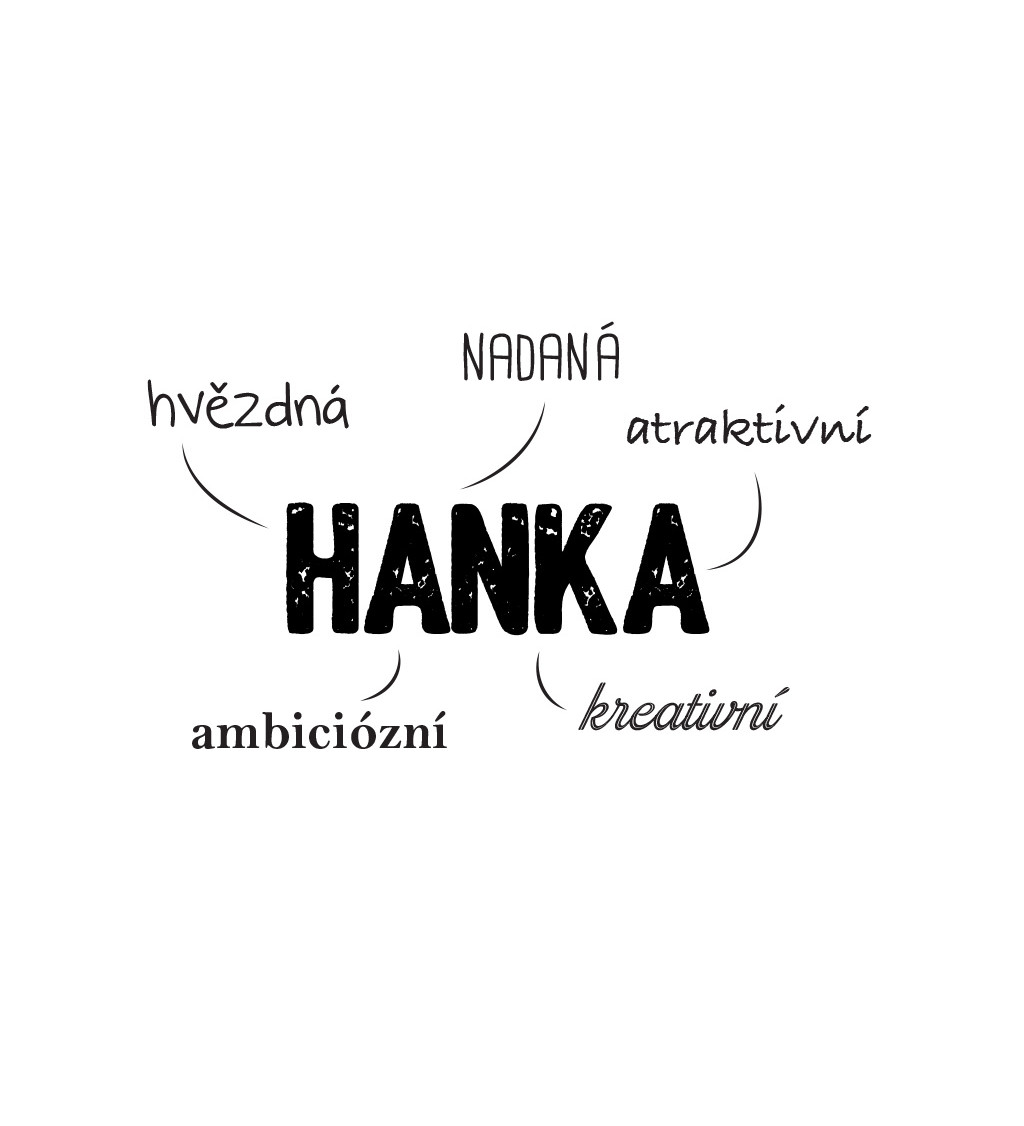 Dámské tričko bílé Hanka