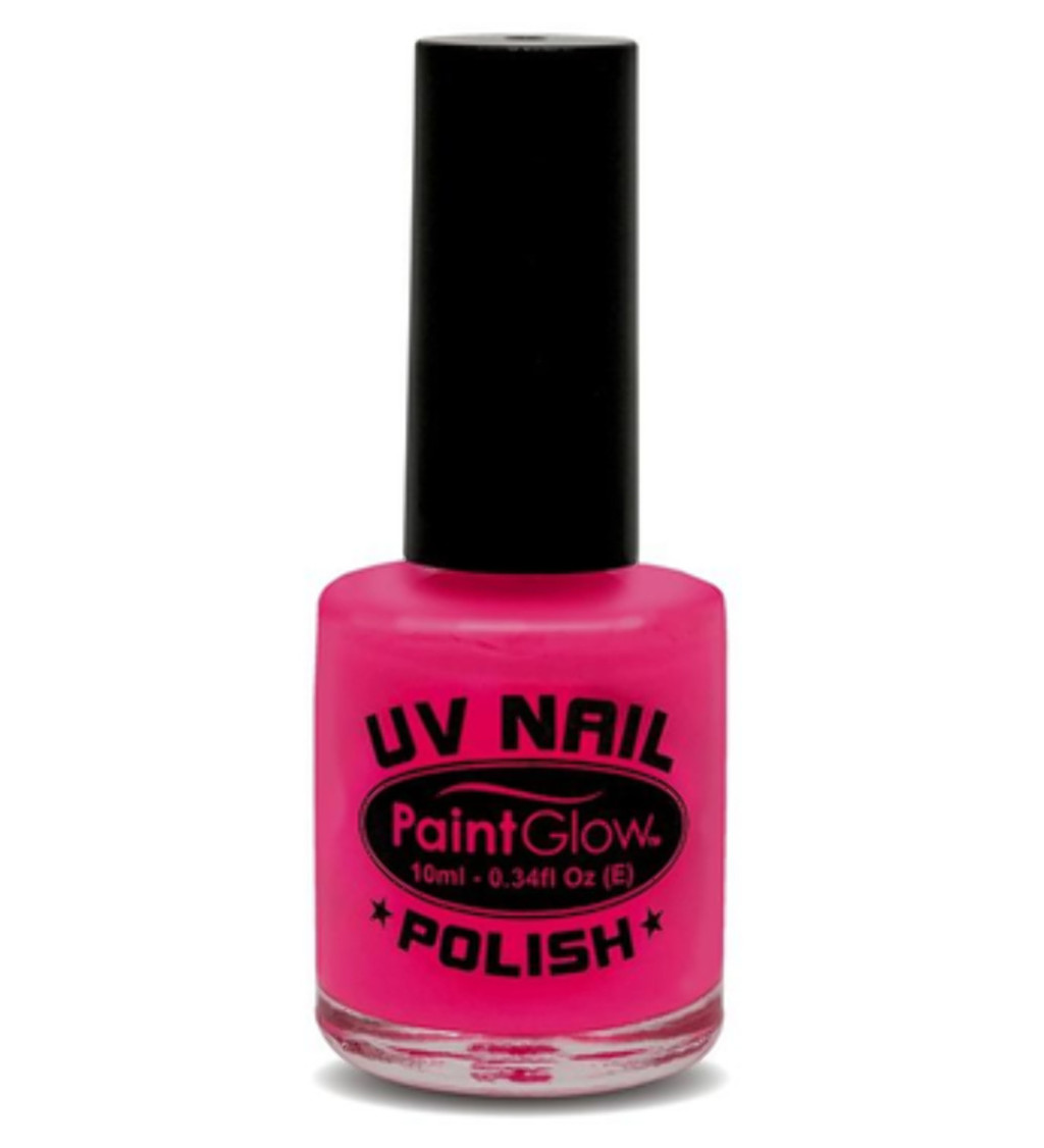 UV lak na nehty - neon růžový