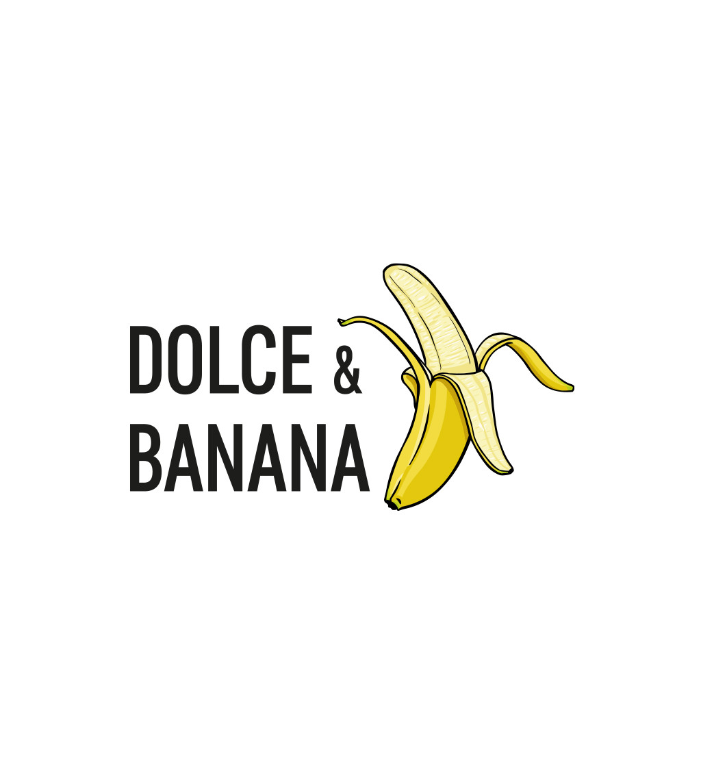 Pánské tričko bílé Dolce banana