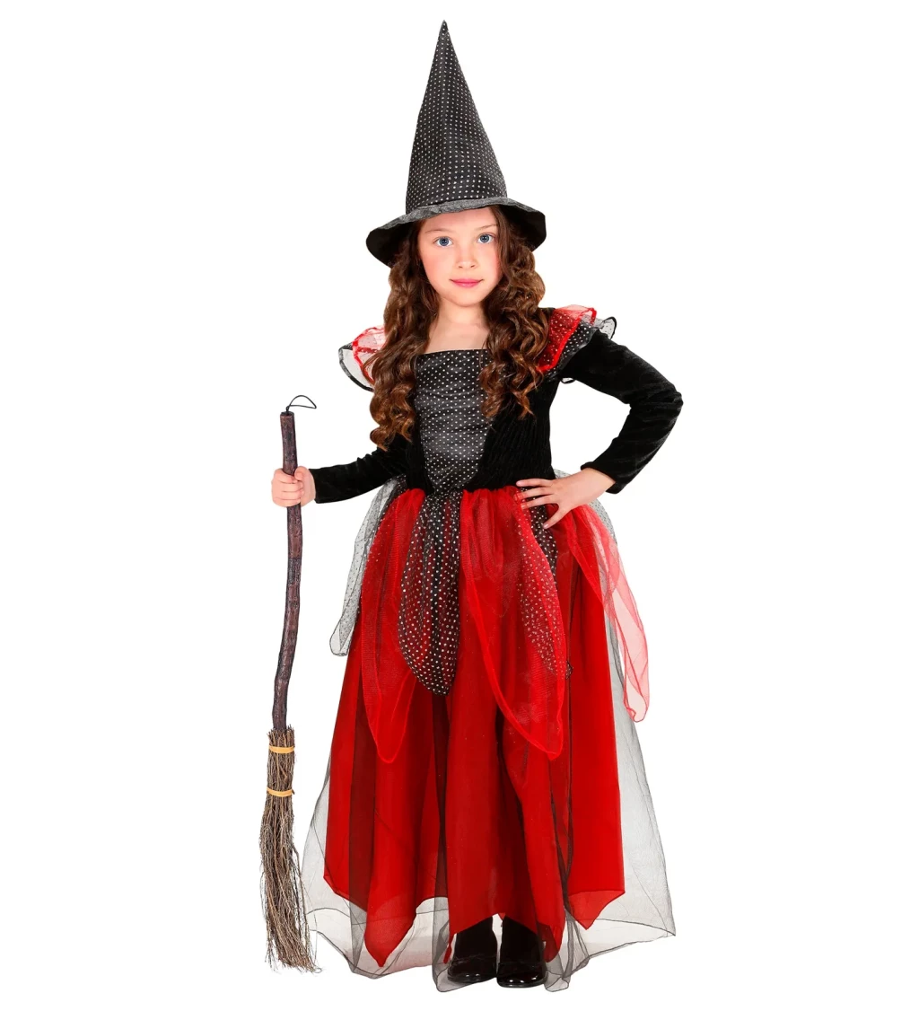 Dívčí kostým čarodějnice Strega