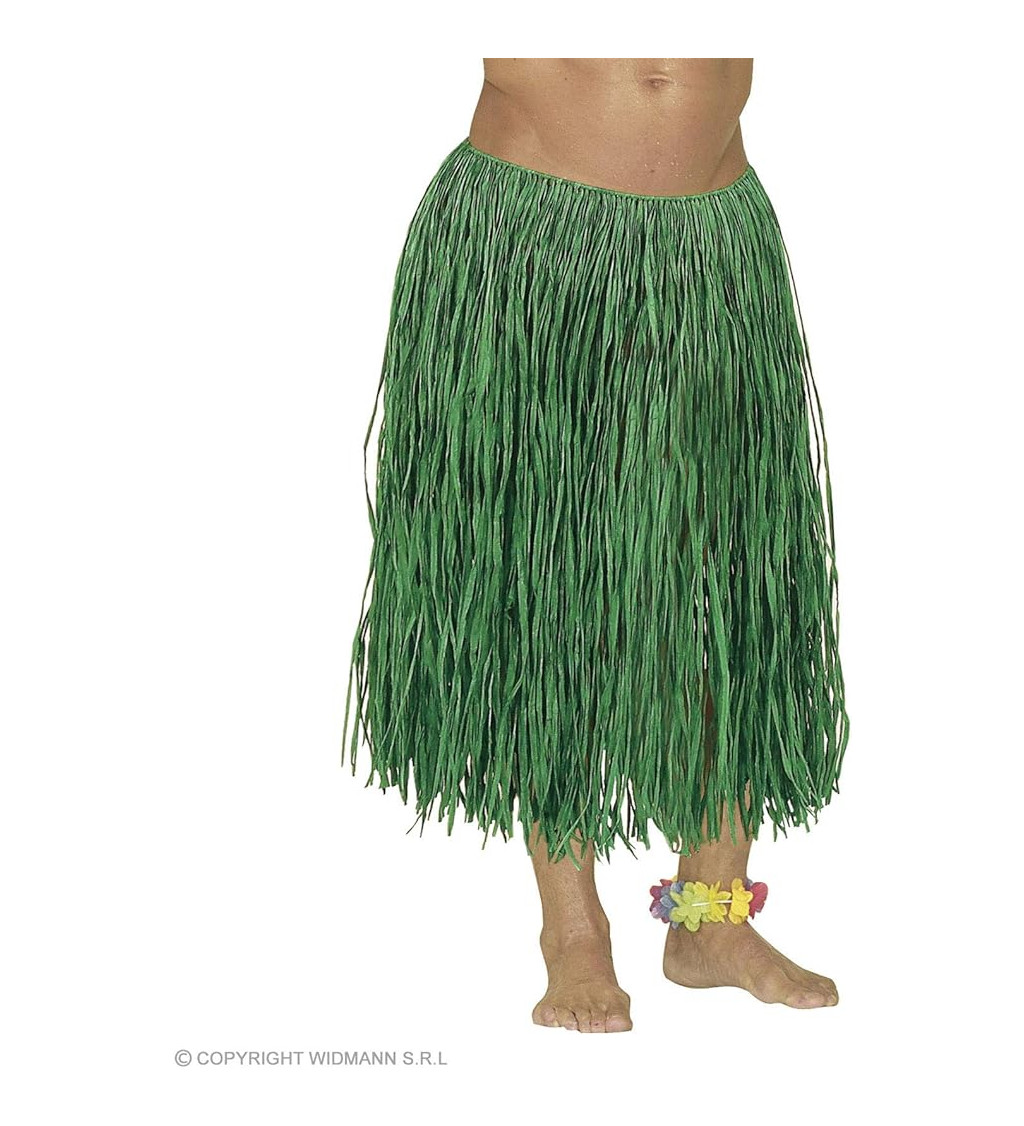 Zelená plážová sukně
