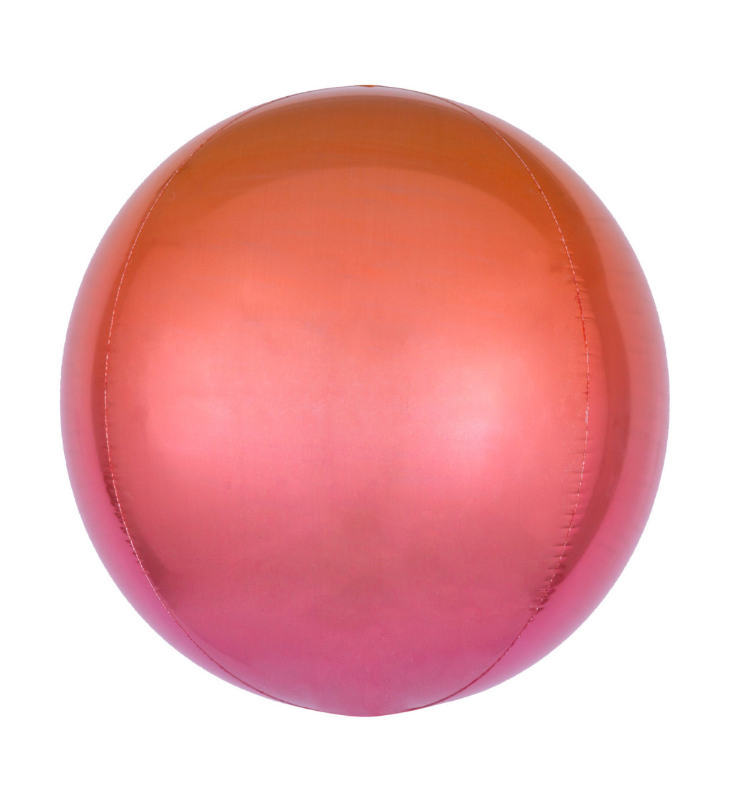 Balónek fóliový - oranžový