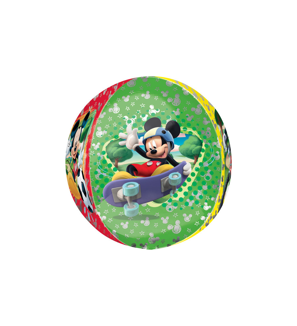 Mickey balónek barevný